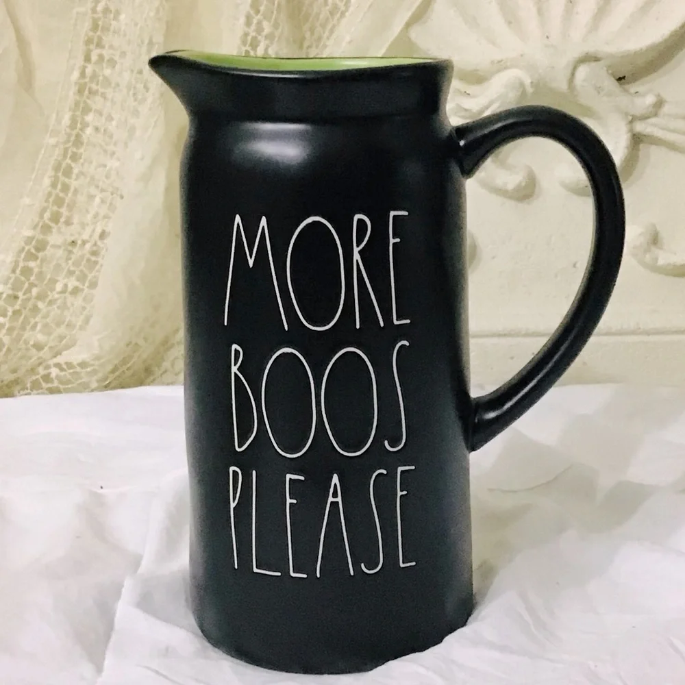 Rae Dunn More Boos Please Ceramic Mug NWOT
